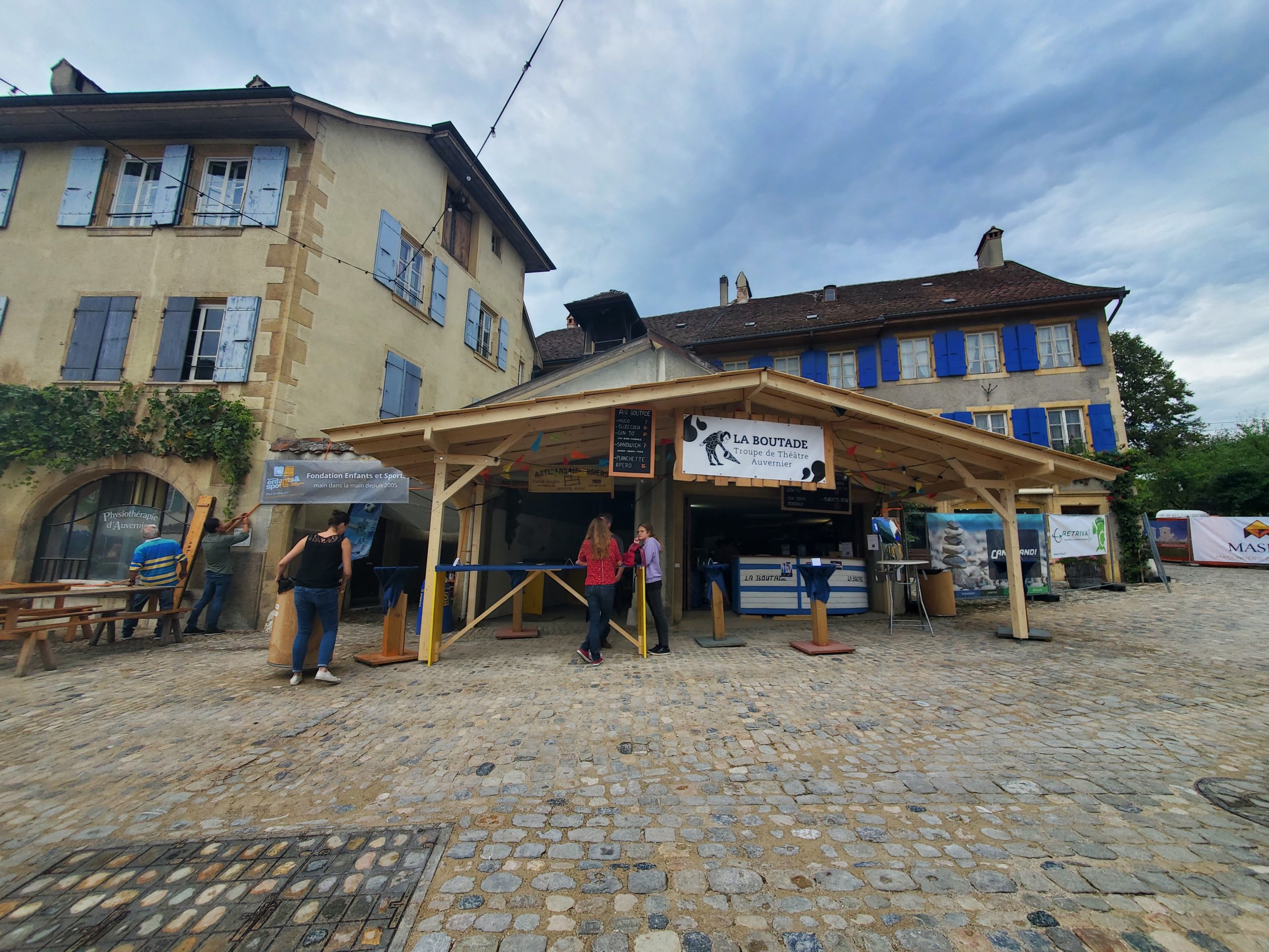 Stand pour fête des vendanges